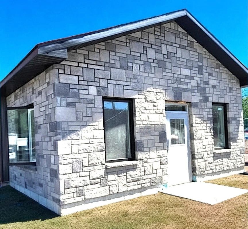 Stone facade residential building — A1 Creative Masonry